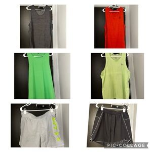 Mix of Lululemon and Under Armour gym clothes. Price is for all pieces.